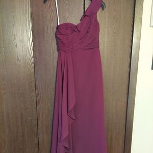 One shoulder DB dress